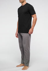 T-shirt Girocollo in cotone elasticizzato Dry Cotton con fibra COOLMAX® EcoMade - Nero - 0031 nero | Perofil