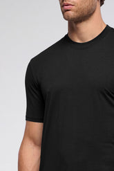 T-shirt Girocollo in cotone elasticizzato Dry Cotton con fibra COOLMAX® EcoMade - Nero - 0031 nero | Perofil