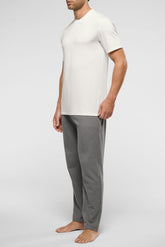 T-shirt Girocollo in cotone elasticizzato Dry Cotton con fibra COOLMAX® EcoMade - Bianco - 1010 off white | Perofil
