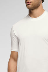 T-shirt Girocollo in cotone elasticizzato Dry Cotton con fibra COOLMAX® EcoMade - Bianco - 1010 off white | Perofil