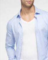 Slip Mare in Tinta Unita Stretch Colors - Oceano - 2039 oceano | Perofil