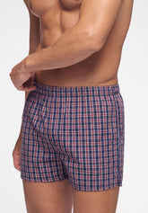 Gange Colors Cotton Poplin Boxer Briefs – BiPack - Microprint and Checks - 6074 microfantasia/quadro | Perofil