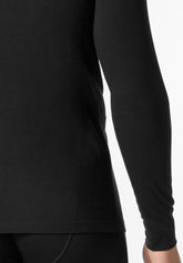 Maglia Girocollo Manica Lunga in Lana Merino e Modal Elasticizzato X-Touch Merino - Nero - 0031 nero | Perofil