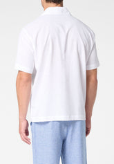 Camicia Manica Corta in Lino e Cotone - Bianco - 0020 bianco | Perofil