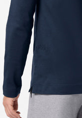 Maglia Manica Lunga in Cotone Invernale Serie Heritage - Blu - 0023 blu | Perofil