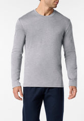 Maglia Manica Lunga in Cotone Invernale Serie Heritage - Grigio Melange - 0041 grigio melange | Perofil