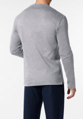 Maglia Manica Lunga in Cotone Invernale Serie Heritage - Grigio Melange - 0041 grigio melange | Perofil