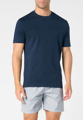 T-shirt in Jersey di Cotone - Blu - 0023 blu | Perofil
