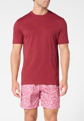 T-shirt in Jersey di Cotone - Sangria - 1354 sangria | Perofil