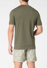 T-shirt in Jersey di Cotone - Verde Vegetale - 2128 vegetale | Perofil