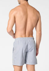 Boxer Mare in Tessuto Tecnico - Fantasia Righe Blu - S915 stampa riga blu | Perofil