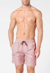 Boxer Mare in Tessuto Tecnico - Fantasia Righe Sangria - S916 stampa riga sangria | Perofil