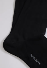 Calza Lunga in Lana Merinos Prince Plus - Nero - C004 nero | Perofil