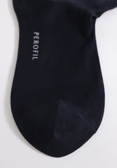 Calza Corta in Filo di Scozia - Blu - C008 blu | Perofil