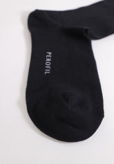 Calza Lunga in Cotone  e Cashmere - Nero - C004 nero | Perofil