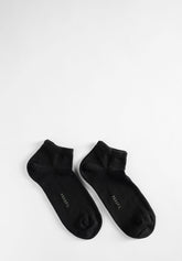 Rib Stretch Cotton Colors Sneakers Socks Bipack - Black - C004 nero | Perofil