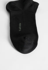 Rib Stretch Cotton Colors Sneakers Socks Bipack - Black - C004 nero | Perofil