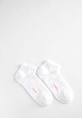 Rib Stretch Cotton Colors Sneakers Socks Bipack - White - C011 bianco | Perofil