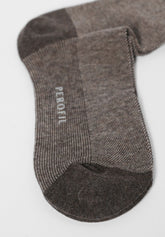 Calza Lunga in Cotone e Cashmere Oxford - Moro - C012 moro | Perofil