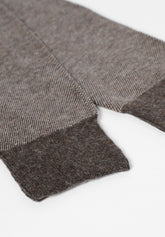Calza Lunga in Cotone e Cashmere Oxford - Moro - C012 moro | Perofil