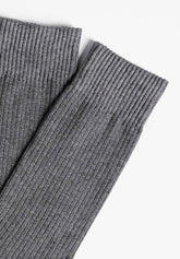 Calza Corta a Coste in Cotone Elasticizzato Bi-Pack - Antracite Melange - C081 antracite melange | Perofil