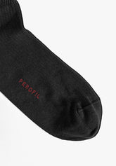 Calza Sneakers a Coste in Cotone Elasticizzato Bi-Pack - Nero - C004 nero | Perofil