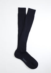 Calza Lunga in Lana Merinos a coste Golden Plus - Blu - C008 blu | Perofil