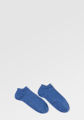 Elasticized Cotton Sneakers Socks Bipack - Denim Mélange - C176 denim melange | Perofil
