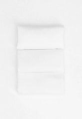 Pochette da Taschino in Cotone Tripack - Bianco - L002 bianco , bianco | Perofil