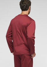 Pigiama Lungo in Filo di Scozia Vienna - Bordeaux - 5010 bordeaux | Perofil