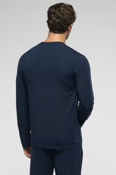 Long Pyjamas in Stretch Modal X-Touch - Blue - 0023 blu | Perofil