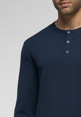 Long Pyjamas in Stretch Modal X-Touch - Blue - 0023 blu | Perofil