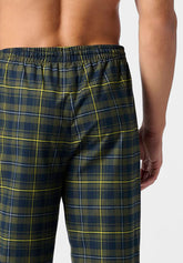 Pantaloni Lunghi in Flanella Calda - Fantasia Quadro Verde - 6011 quadro verde | Perofil