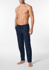 Pantaloni Lunghi Uomo in Cotone Invernale Serie Heritage - Blu - 0023 blu | Perofil