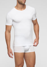 Maglietta Girocollo in Cotone elasticizzato 4Seasons - Bianco - 0020 bianco | Perofil