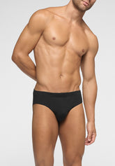 Slip Mini in Cotone elasticizzato Match Bipack - Nero - 0031 nero | Perofil