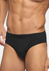 Slip Mini in Cotone elasticizzato Match Bipack - Nero - 0031 nero | Perofil