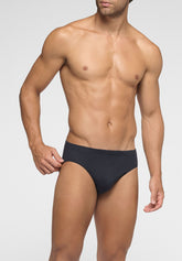 Slip Medio in Cotone Pima Bipack - Blu - 0023 blu | Perofil