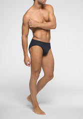 Slip Medio in Cotone Pima Bipack - Blu - 0023 blu | Perofil