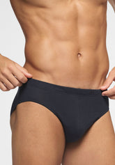 Slip Medio in Cotone Pima Bipack - Blu - 0023 blu | Perofil