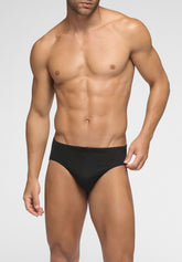 Slip Medio in Cotone Pima Bipack - Nero - 0031 nero | Perofil