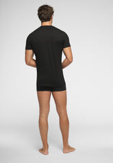 Maglia Girocollo in Cotone Pima Bipack - Nero - 0031 nero | Perofil