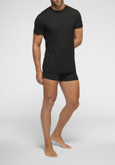 Maglia Girocollo in Cotone Pima Bipack - Nero - 0031 nero | Perofil