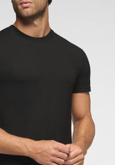 Maglia Girocollo in Cotone Pima Bipack - Nero - 0031 nero | Perofil