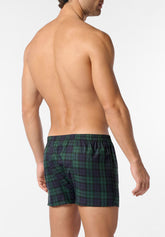 Boxer Shorts in Cotton Poplin Fantasy Gange Bipack - Classic Print - 0471 fantasia classica | Perofil