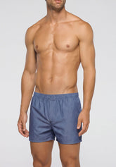 Boxer in Popeline di Cotone Gange Colors Bipack - Fantasia Righe e Pois - 2144 riga/pois | Perofil