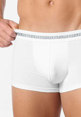 Boxer Parigamba in Cotone Elasticizzato Logo Match Bipack - Bianco - 0020 bianco | Perofil