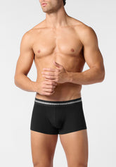 Boxer Parigamba in Cotone Elasticizzato Logo Match Bipack - Nero - 0031 nero | Perofil