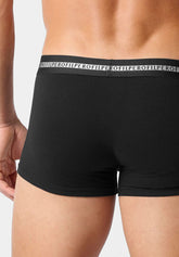 Boxer Parigamba in Cotone Elasticizzato Logo Match Bipack - Nero - 0031 nero | Perofil