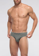 Slip Mini in Modal Elasticizzato X-Touch - Grigio Melange - 0041 grigio melange | Perofil